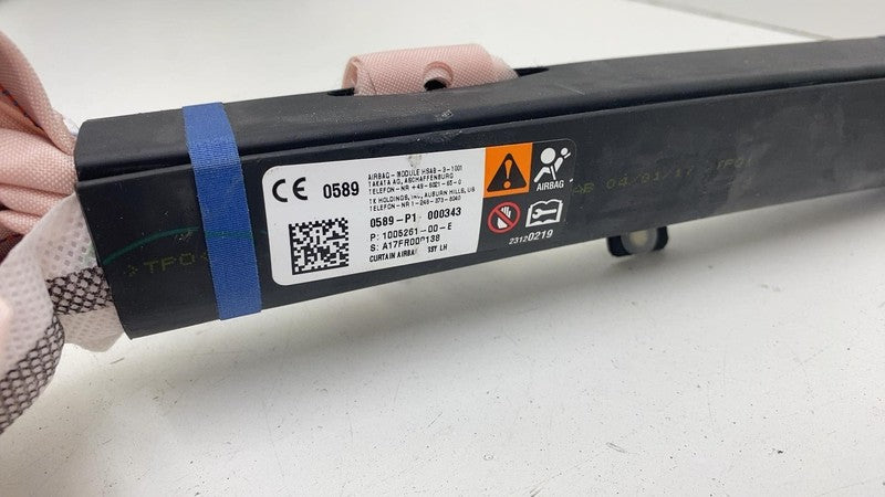 ⭕ 12-20 Tesla Model S Driver Side Roof Curtain Safety Airbag Left 1005