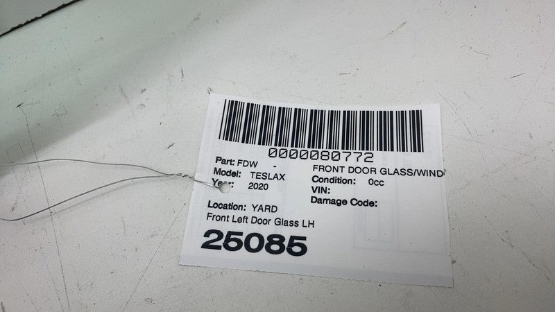 ⭕ 2016-2020 Tesla Model X MX Front Driver Side Door Window Glass Left