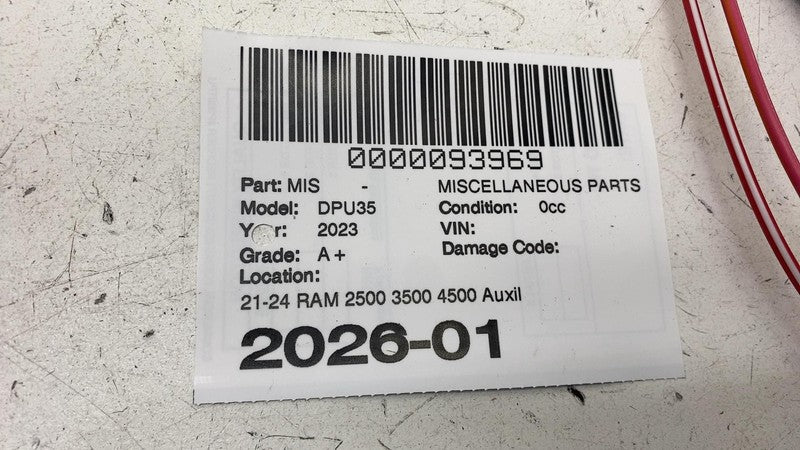 ⭕ 2021-2024 RAM 3500 Auxiliary Power Distribution Center Kit Mopar P68