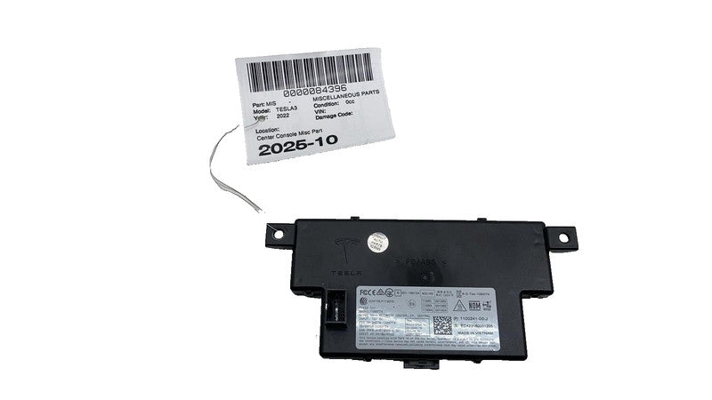 ⭕17-23 Tesla Model 3 Center Console Security Locking Module Central 11
