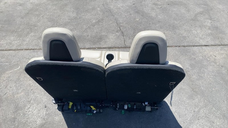 ⭕ 2016-2020 Tesla Model X Rear Left & Right 3rd Row Seat Leather White