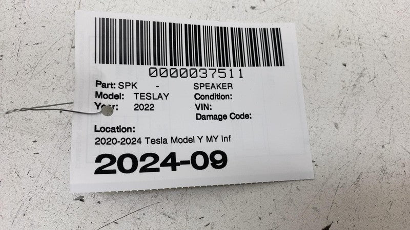 ⭕2020-2024 Model Y Infotainment Subwoofer Audio Sound Media Speaker 10