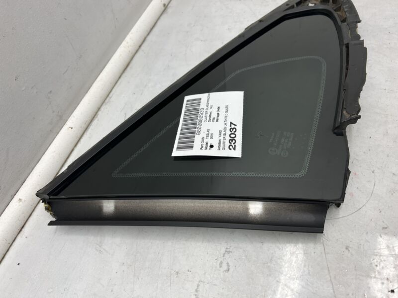 Does not apply 2012-2015 Tesla Model S MS Rear Driver Side Quarter Fixed Glass Left LH Assembly