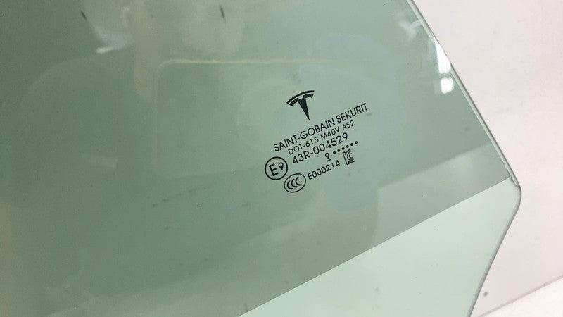 ⭕ 2017-2023 Tesla Model 3 Rear Passenger Door Window Glass Right RH Single Pane