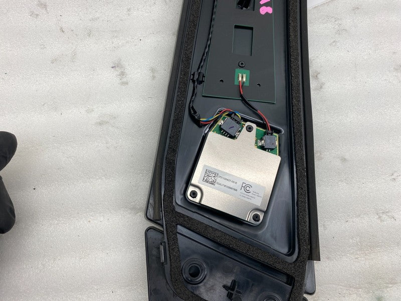 110043700B ⭕ 2017-2023 Tesla Model 3 B-Pillar Applique Glass with Camera Left 1100437-00-B