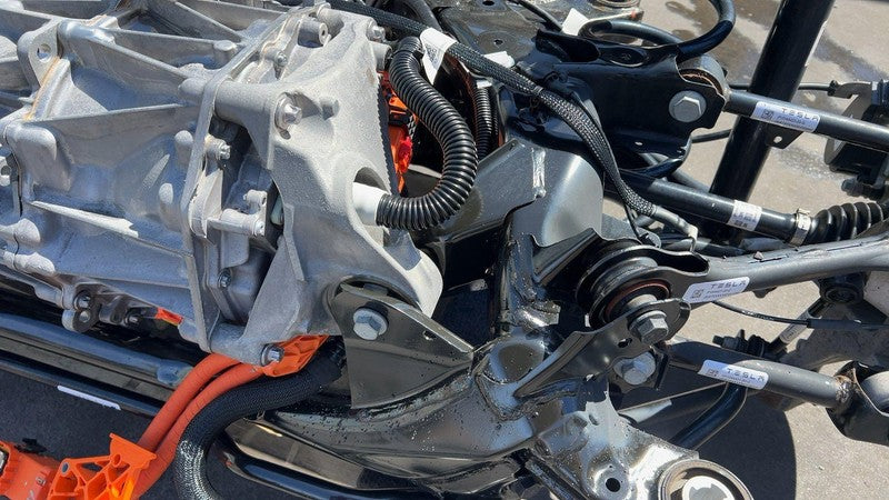 1120990 00 G ⭕ 2017-2020 Tesla Model 3 Rear Drive Unit w/ Subframe & Suspension 1120990-00-G