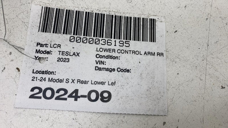 162041600H ⭕ 21-24 Model X Rear Left / Right Suspension Lower Control Arm Link 1620416-00-H