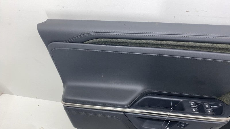 ⭕ 2025 Rivian R1S Front Driver Side Door Panel Trim Card Cover Left Black INT008