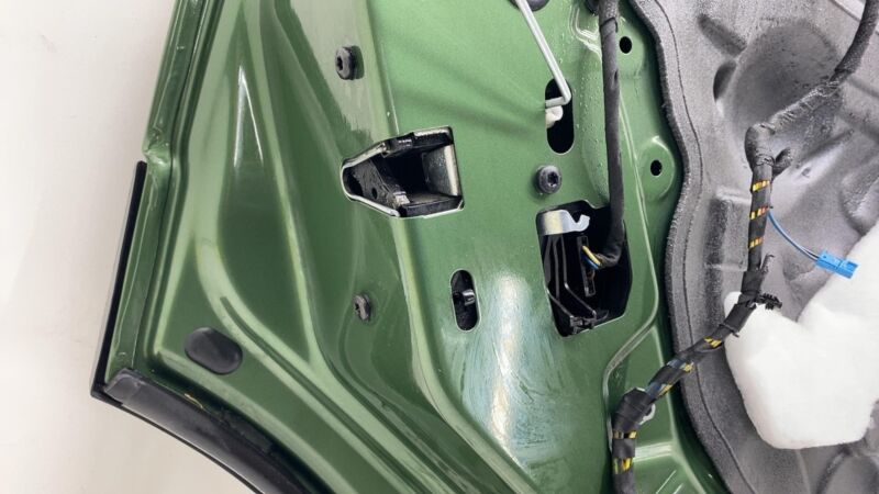 2011-2016 Mini Cooper Countryman Rear Driver Door Shell Panel Left LH Green C15
