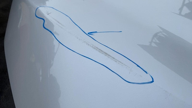 2023 2024 2025 Toyota bZ4X Hood Panel Bonnet Shell Assembly OEM White Aluminum