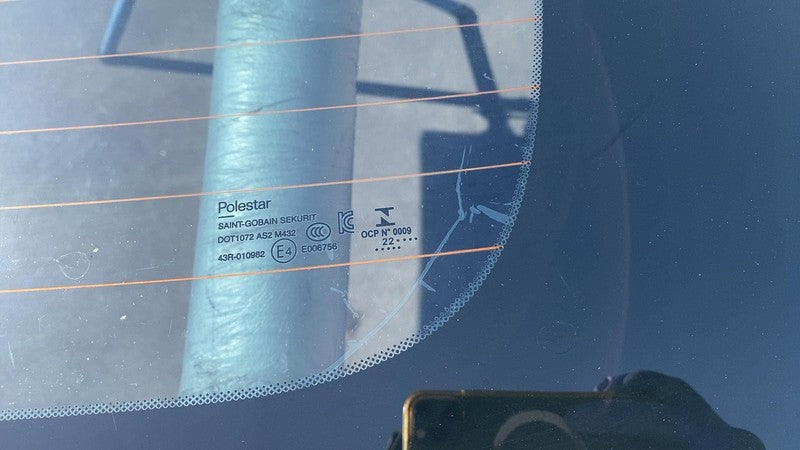 ⭕ 2023 Polestar 2 PS2 iftgate Trunk Lid Tailgate Hatch Shell w/ Glass Silver-729