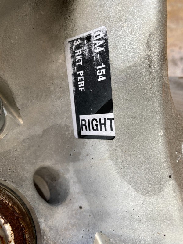 1044416 00 F 17-23 Model 3 Rear Right Side Spindle Knuckle w/ Shield & Wheel Hub 1044416-00-F