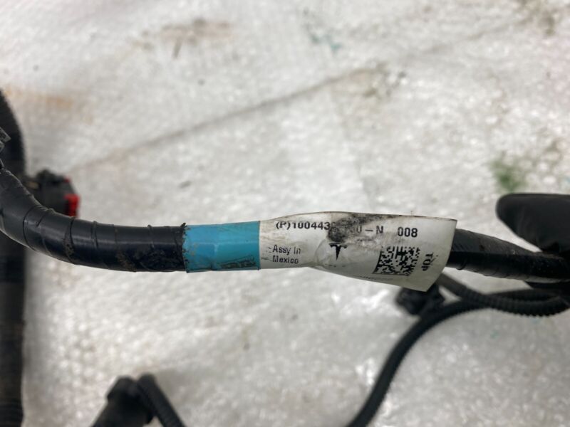 100443000A 2016-2020 Tesla Model S MS Rear Subframe Coil Wiring Harness Cable Wire Assembly