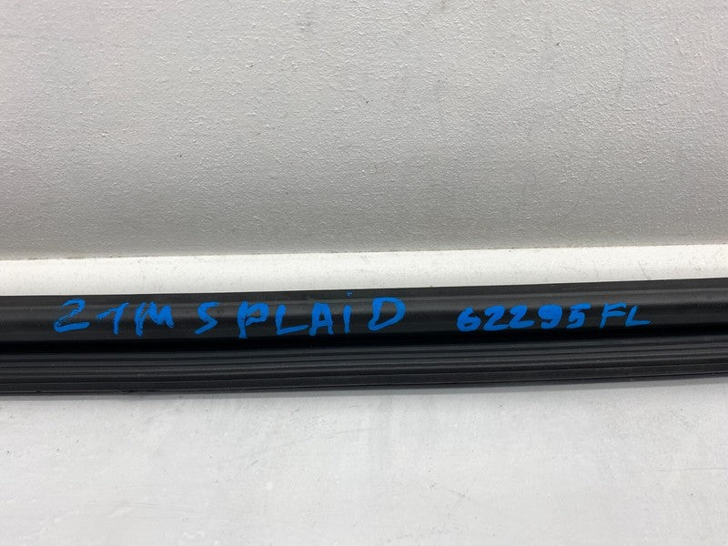 ⭕ 21-24 Tesla Model S Front Driver Side Door Window Inner Belt Rubber Seal Left