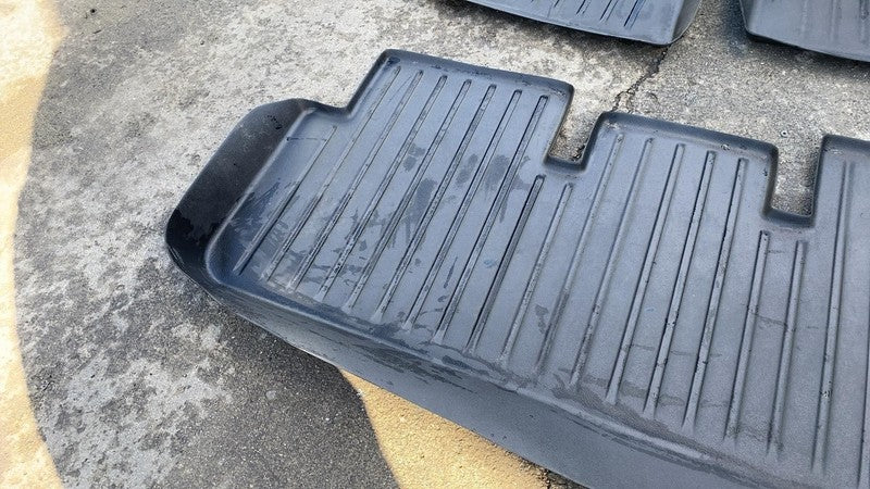 2021-2024 Tesla Model S SET of Front & Rear Floor Carpet Mat Liner Cover Black
