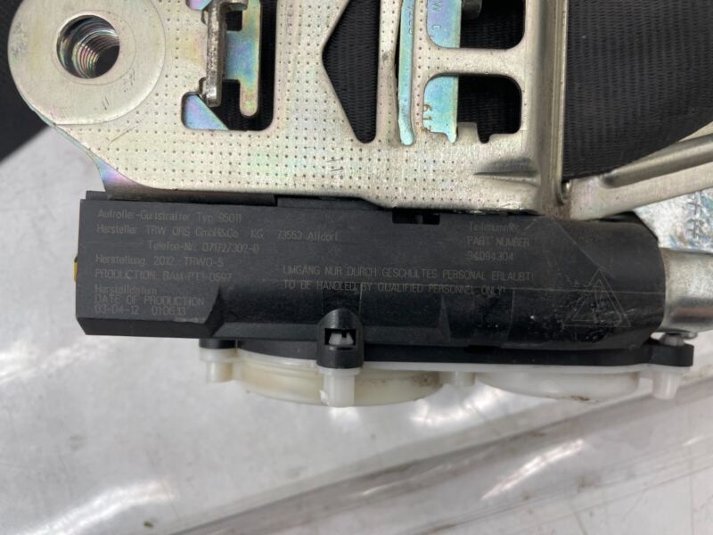34094304 ⭕ 2013-2018 Audi A6 S6 Front Side Seatbelt Seat Belt & Retractor Right 34111574