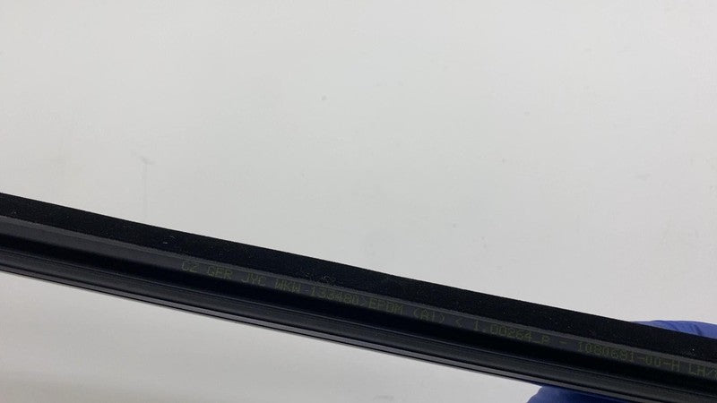 108068100H ⭕ 2021-2025 Tesla Model 3 Front Left Door Window Outer Belt Molding 1080681-00-H