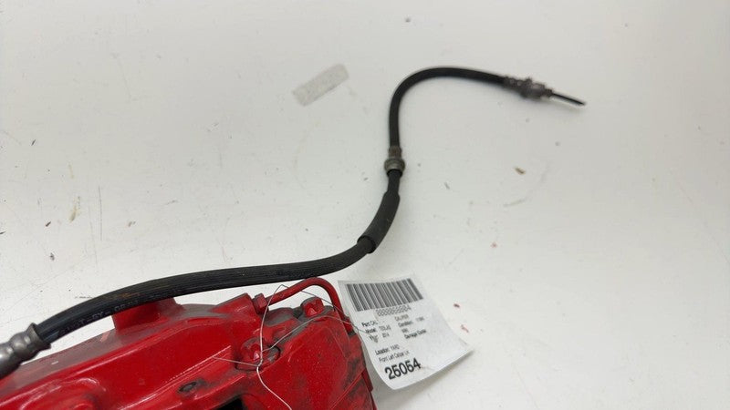 ⭕ 2012-2020 Tesla Model S Front Driver Side Caliper Red w/ Brake Hose