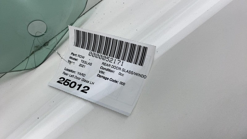 E9 43R-014957 2021-2024 Tesla Model S MS Rear Driver Side Door Window Glass Left LH 43R-014957