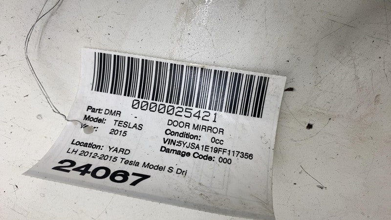 ⭕ 2012-2015 Tesla Model S Right Exterior Rear View Door Mirror RH OEM