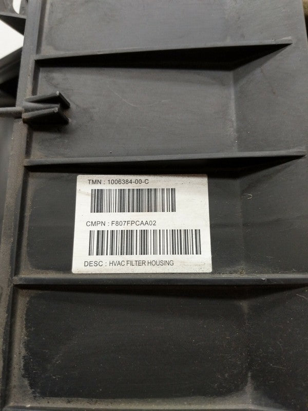 1006384 00 C ⭕ 12-15 Model S AC Conditioner Air Conditioning HVAC Filter Housing 1013535-00-B