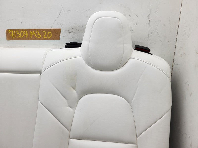 ⭕ 2017-2023 Tesla Model 3 Rear Left & Right 2nd Row Seat Upper Cushion White OEM