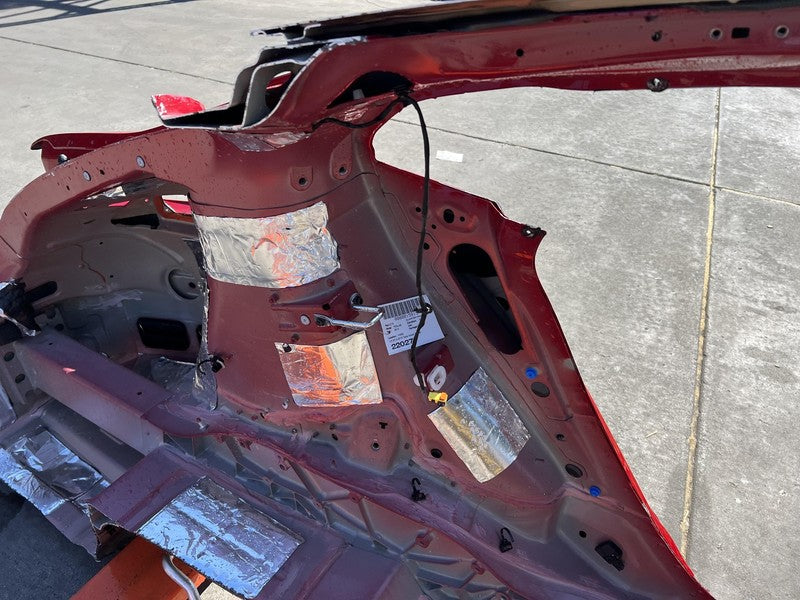 2012-2016 Tesla Model S MS Rear Quarter Panel Structural Cutout Left LH Red PPMR