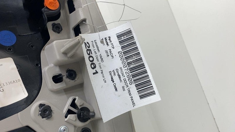 5SC702D2AG ⭕17-24 Chrysler Pacifica Front Driver Side Door Panel Trim Cover Left 5SC702D2AG