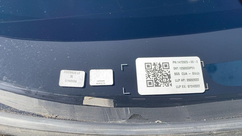 ⭕ 21-23 Model 3 M3 Rear Trunk Panoramic Backlite Glass Back Section 14