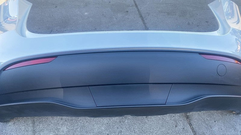 1540120-01-E 2023-2025 Tesla Model Y Rear Bumper Cover & Lower Valance Diffuser White - PPSW