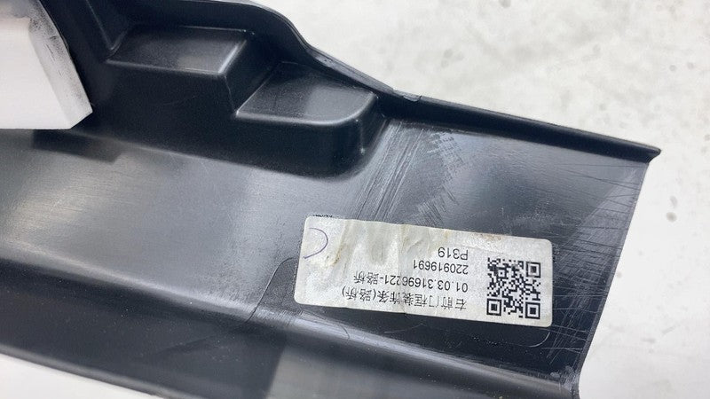31696221 ⭕ 21-23 Polestar 2 Front Passenger Right Door Window Frame Trim Cover 31696221