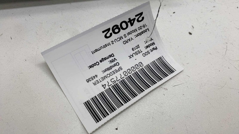 ⭕ 18-20 Model X MCU-2 Instrument Cluster Speedometer Display Screen 14