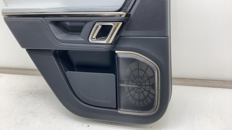 PT00001205 22-24 Rivian R1T R1S Rear Driver Side Door Panel Trim Card Cover Left PT00001205