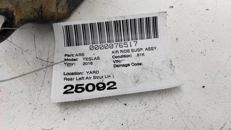 ⭕ 16-20 Model S Rear Left Suspension Air Spring Shock Absorber AWD 106