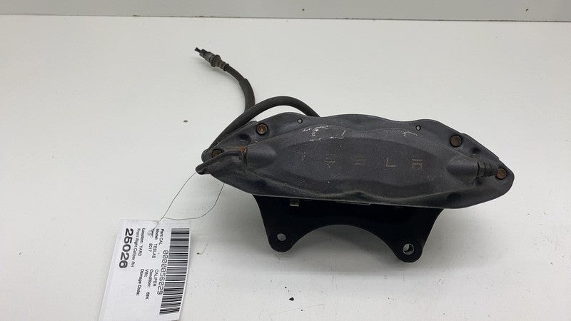 2012-2020 Tesla Model S MS Front Passenger Side Caliper w/ Brake Hose Line Right