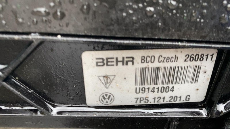 7P0121203D ⭕ 2011-2018 Porsche Cayenne Engine Radiator Cooling Fan Motor A/C Condenser Assy