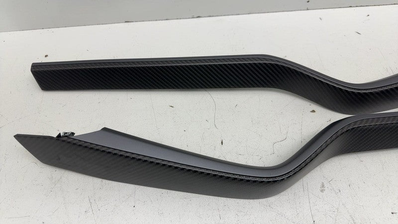 ⭕ 16-20 Tesla Model X SET of Front & Rear Left & Right Door Molding Tr