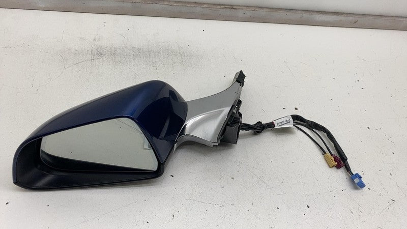 ⭕ 17-20 Model 3 Front Left Exterior Rear View Door Mirror Blue PPSB 11