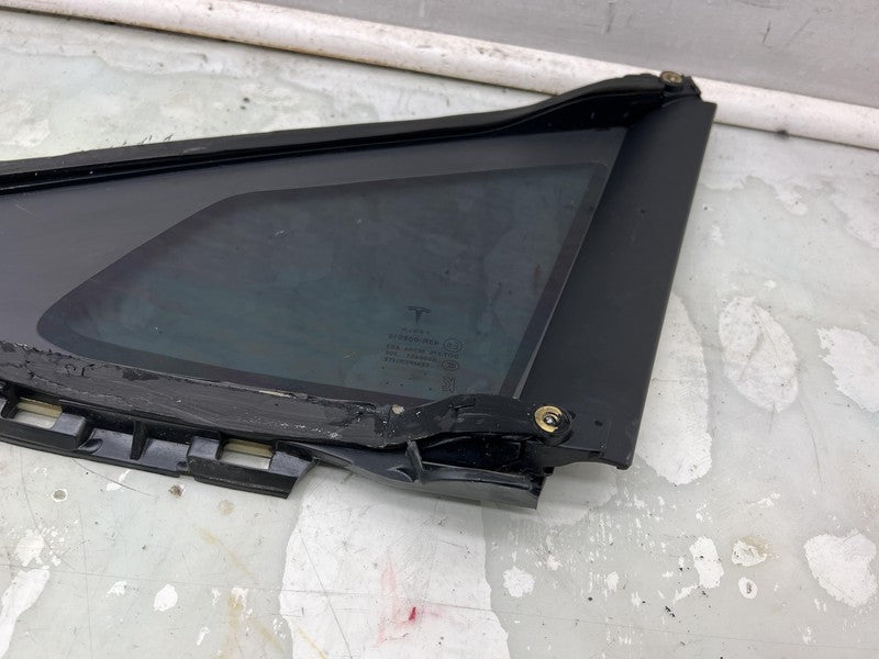 ⭕ 2016-2021 Tesla Model S Rear Driver Side Quarter Window Glass Left LH Assembly