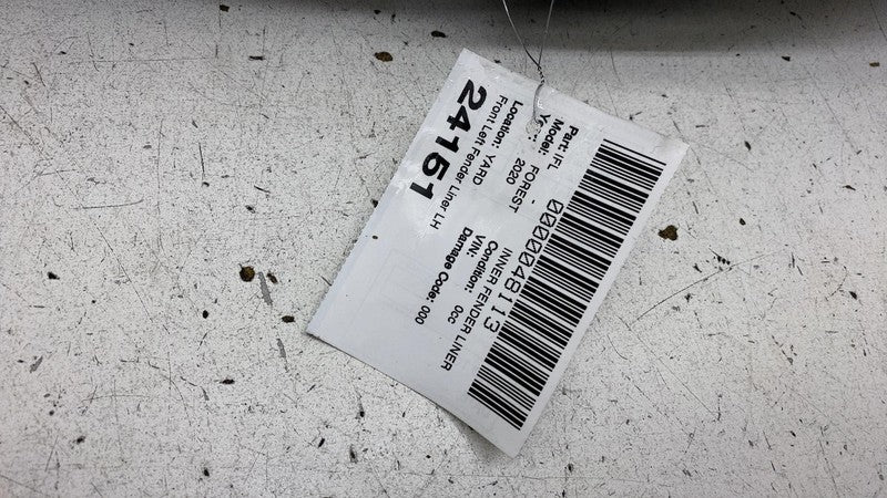 59110SJ030 2019-2021 Subaru Forester Front Driver Wheel Fender Liner Splash Shield Left LH