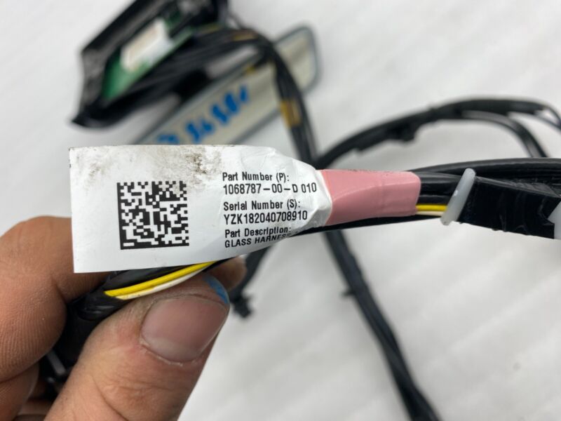 106878700D 2017-2023 Tesla Model 3 Front Triple Camera w/ Interior Rear View Mirror & Cable