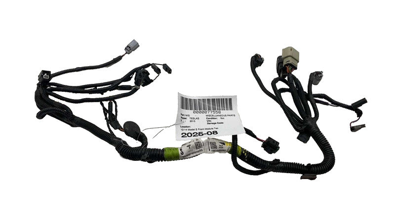 ⭕ 12-14 Model S Front Module Tech Package Wiring Harness Cable Wire 10