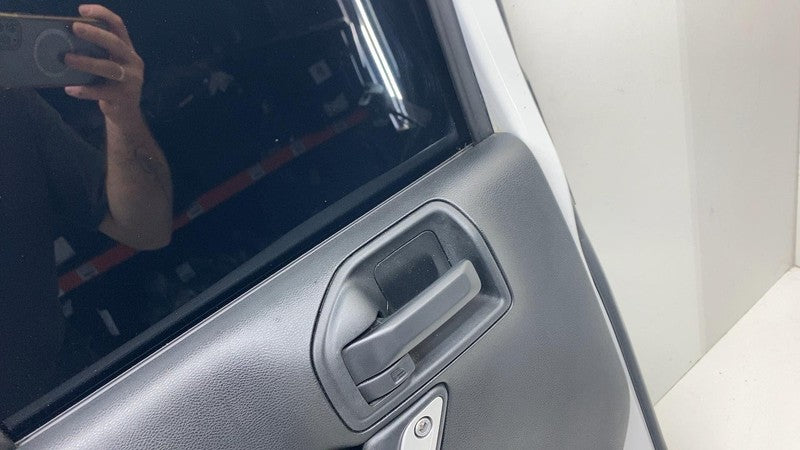 ⭕ 12-18 Jeep Wrangler Rear Driver LH Door Panel w/ Window Glass Left White - PW7