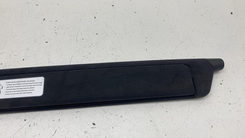 1108417-06-C ⭕16-23 Tesla Model X Front Left Windshield Sun Visor Black Sunvisor 1108417-06-C
