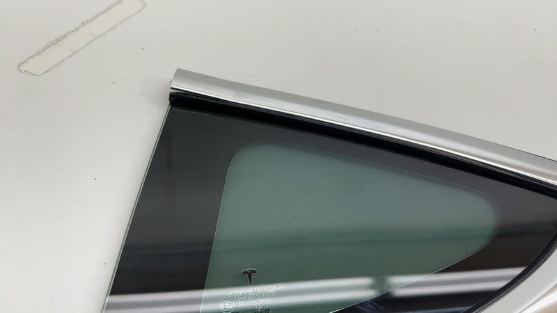 1080703-00 ⭕ 2017-2020 Tesla Model 3 Rear Left Quarter Fixed Window Glass LH OEM 1080703-00