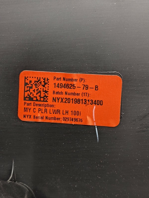 ⭕ 2020-2024 Tesla Model Y Rear Left C-Pillar Lower Trim Cover Panel 14