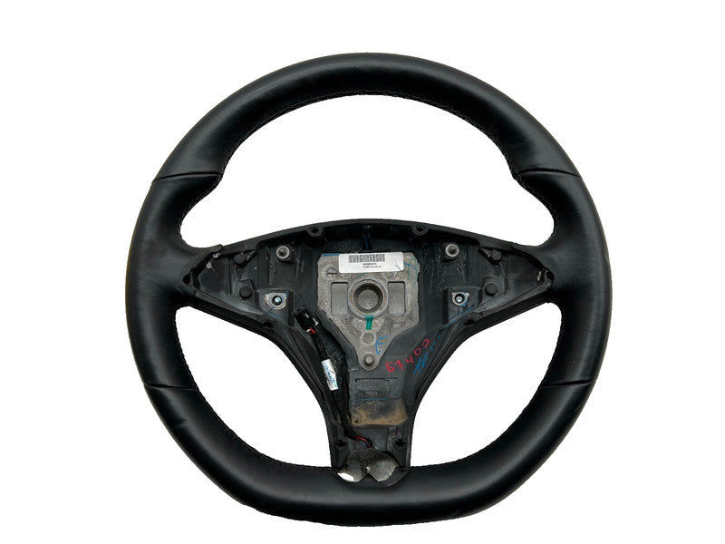 1036774-00-C ⭕ 2012-2021 Tesla Model S X Leather Steering Wheel Heated Black OEM 1036774-00-C