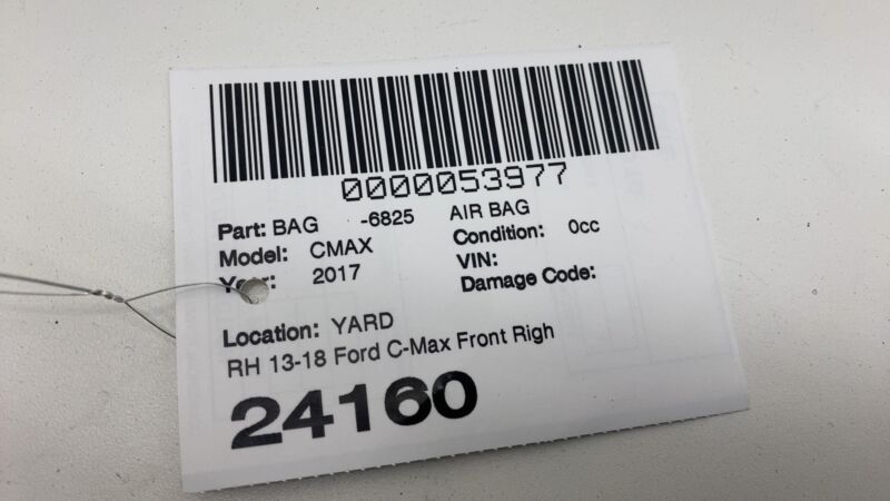 DM51-611D10-AA 2013-2018 Ford C-Max Front Passenger Right Seat Airbag Air Bag DM51-611D11-AA