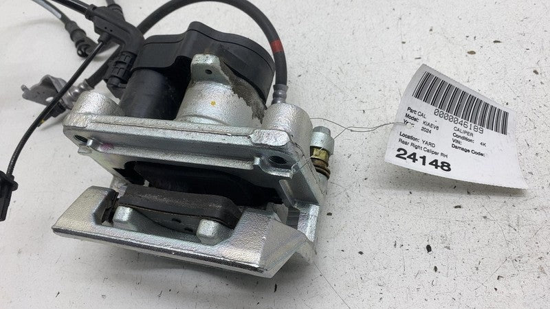 T158247700 2022 2023 2024 Kia EV6 Rear Passenger Side Caliper w/ Brake Hose Line Right RH