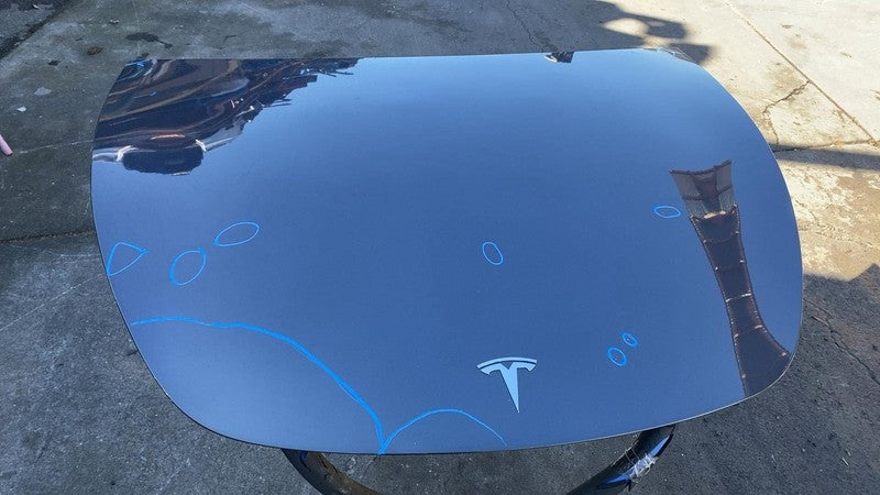 2020-2024 Tesla Model Y Front Bonnet Hood Shell Panel Assembly OEM Gray - PMNG